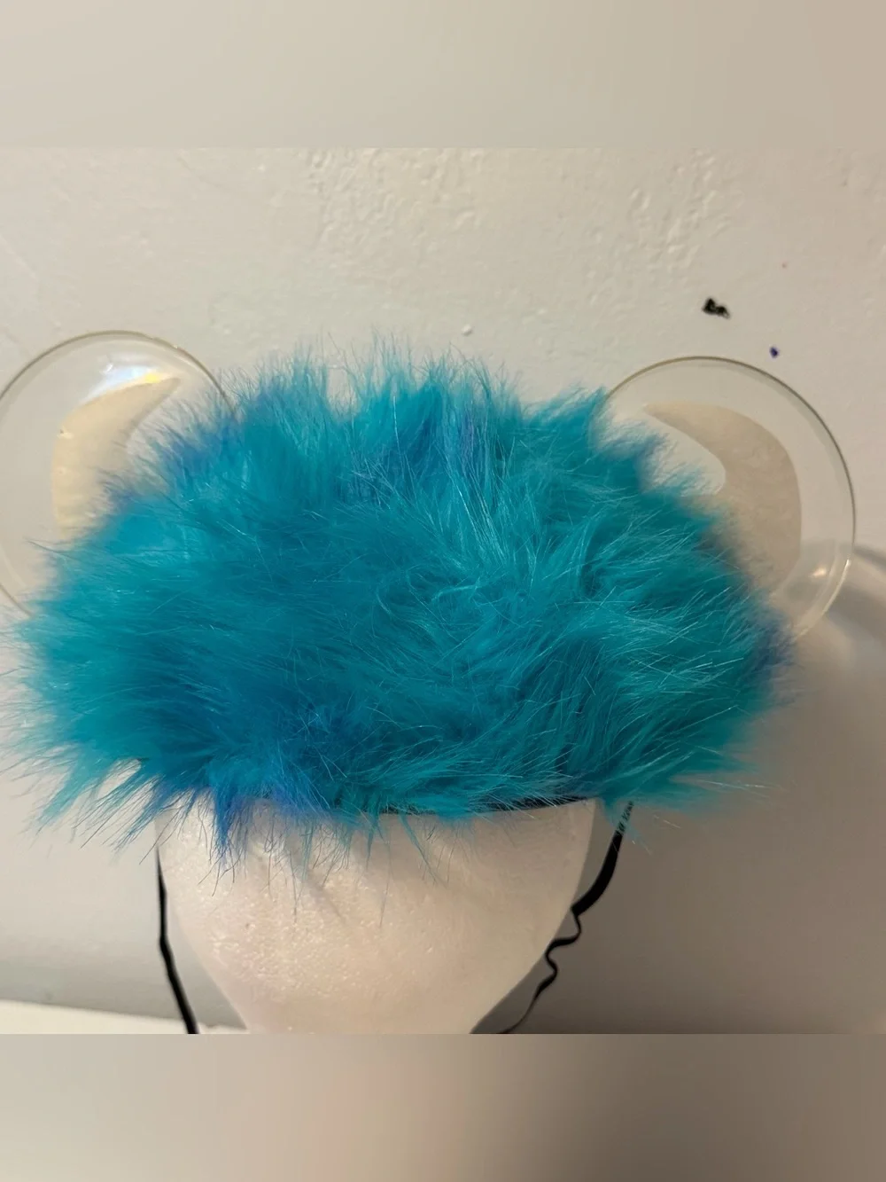 Disney Pixar Monsters Inc Sully Hat Furry Ears Horns